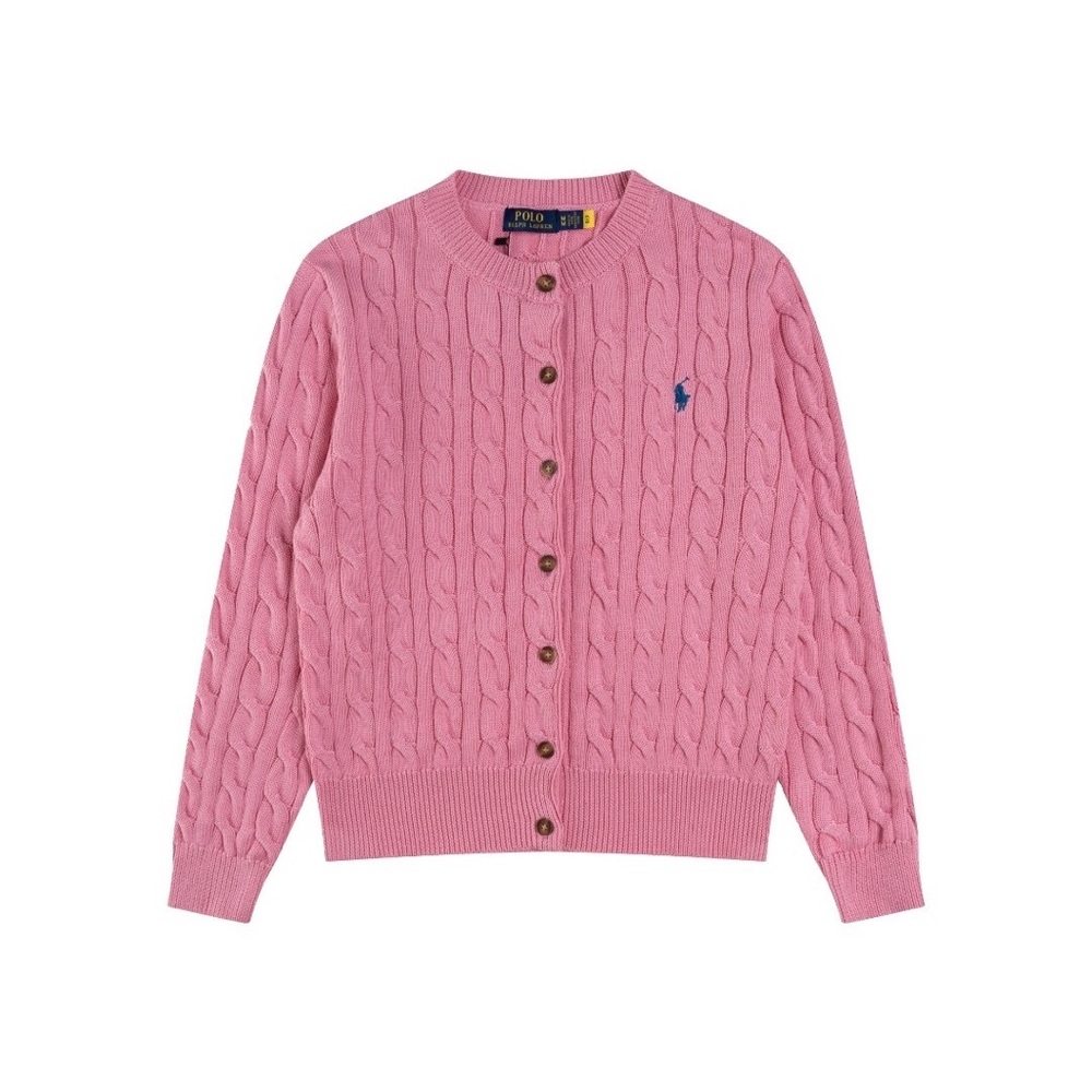 Ralph Lauren Pink Cable Knit Sweater